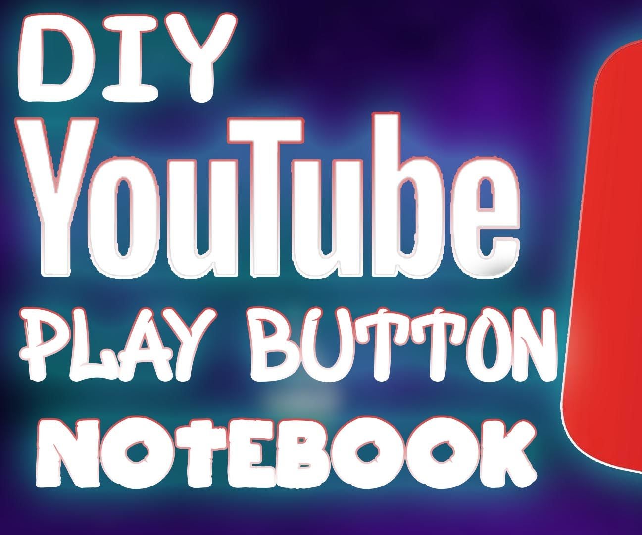 Diy Youtube Play Button Notebook 3 Steps Instructables Diy Youtube Play Button Notebook 3 Steps Instructables