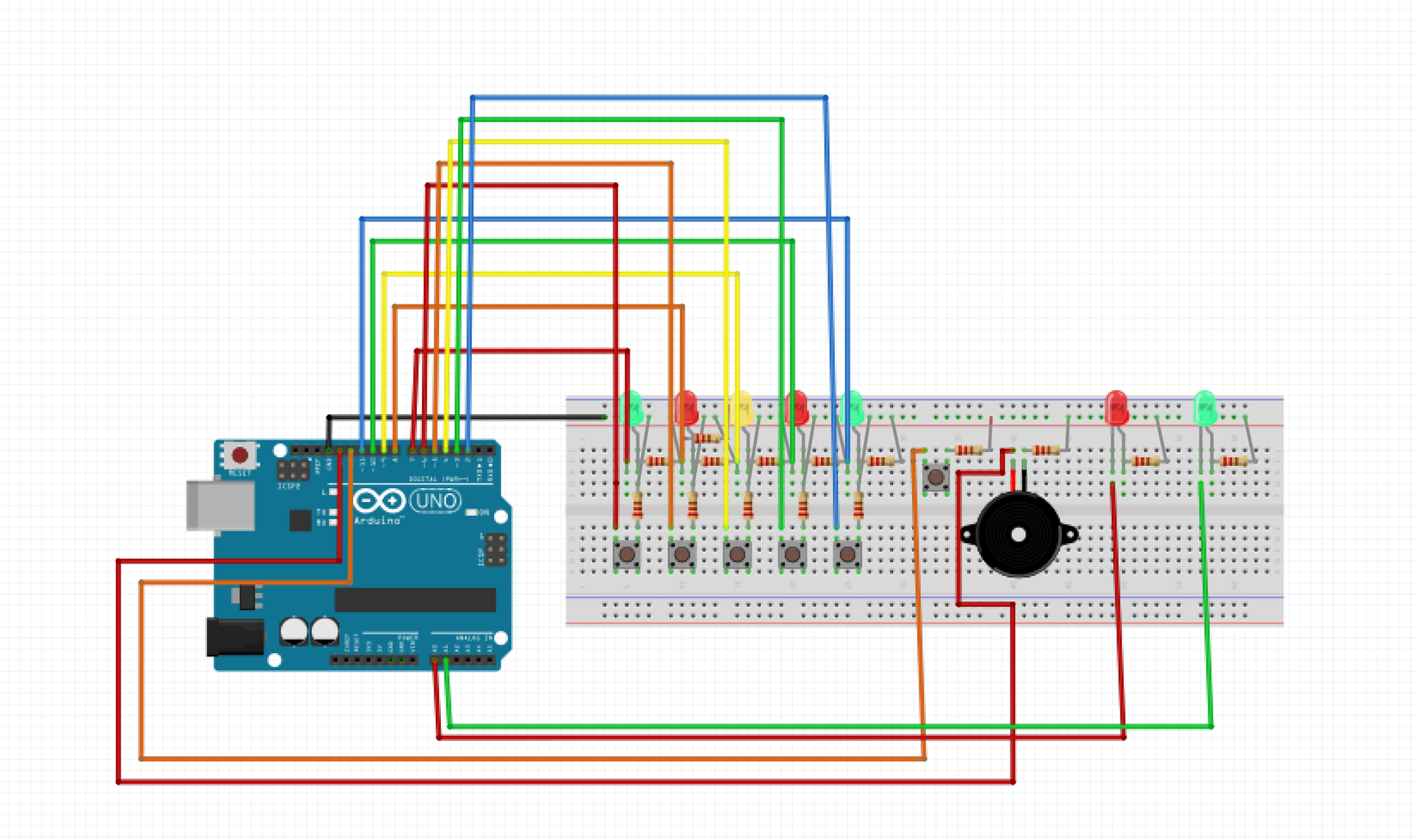 Arduino: Game Using LEDS : 3 Steps - Instructables