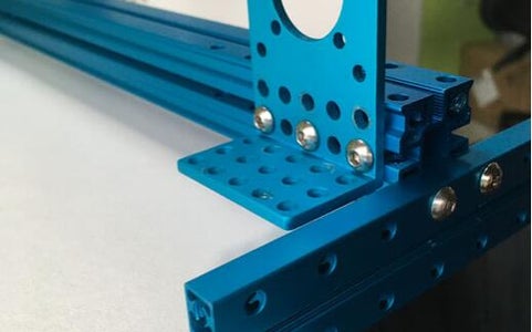 Fix the Bracket on Slider Beam2424 -752-Blue