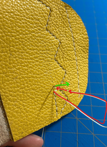 Stitching Details on the Scales Panel