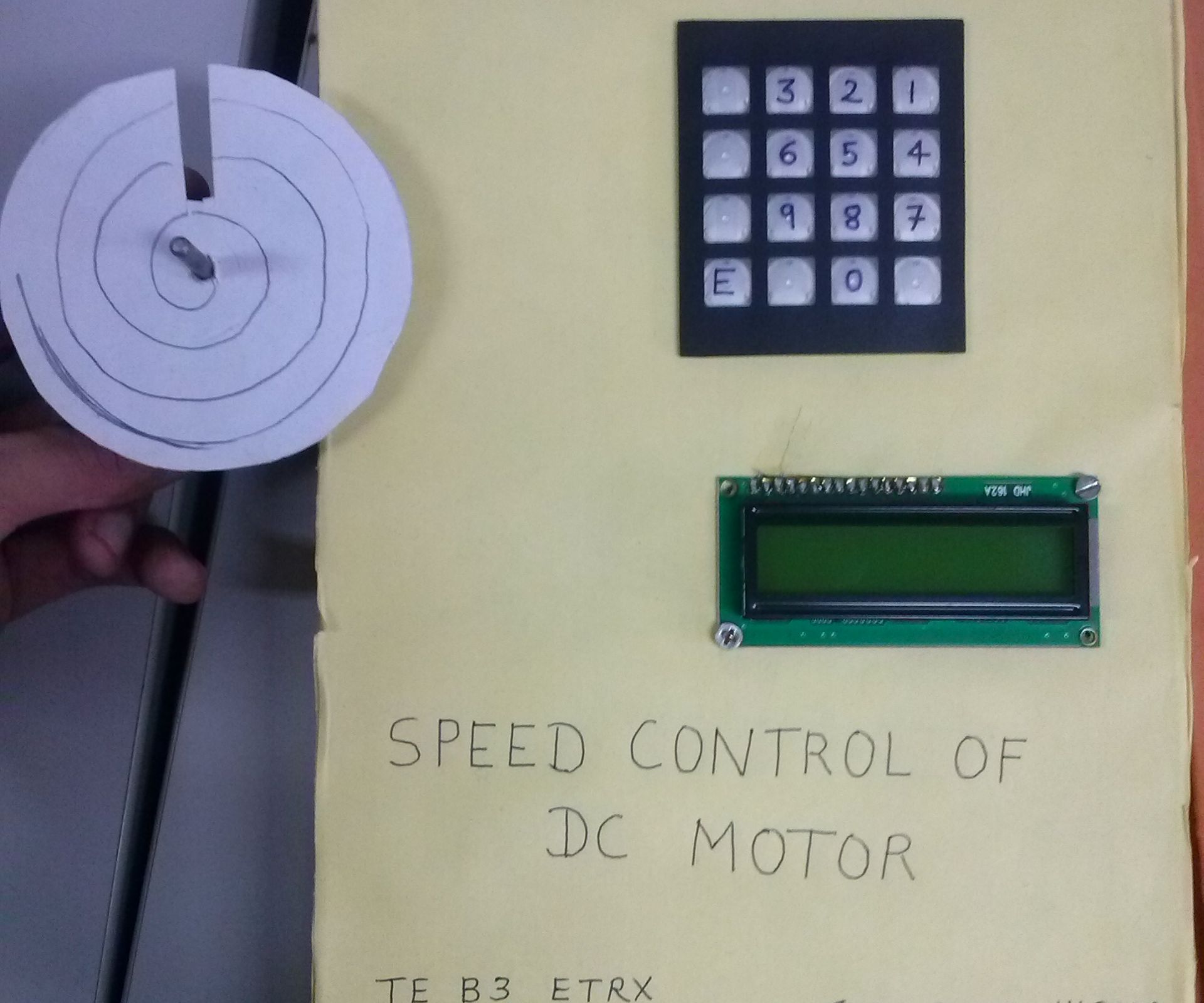 Speed control of DC motor with 8051