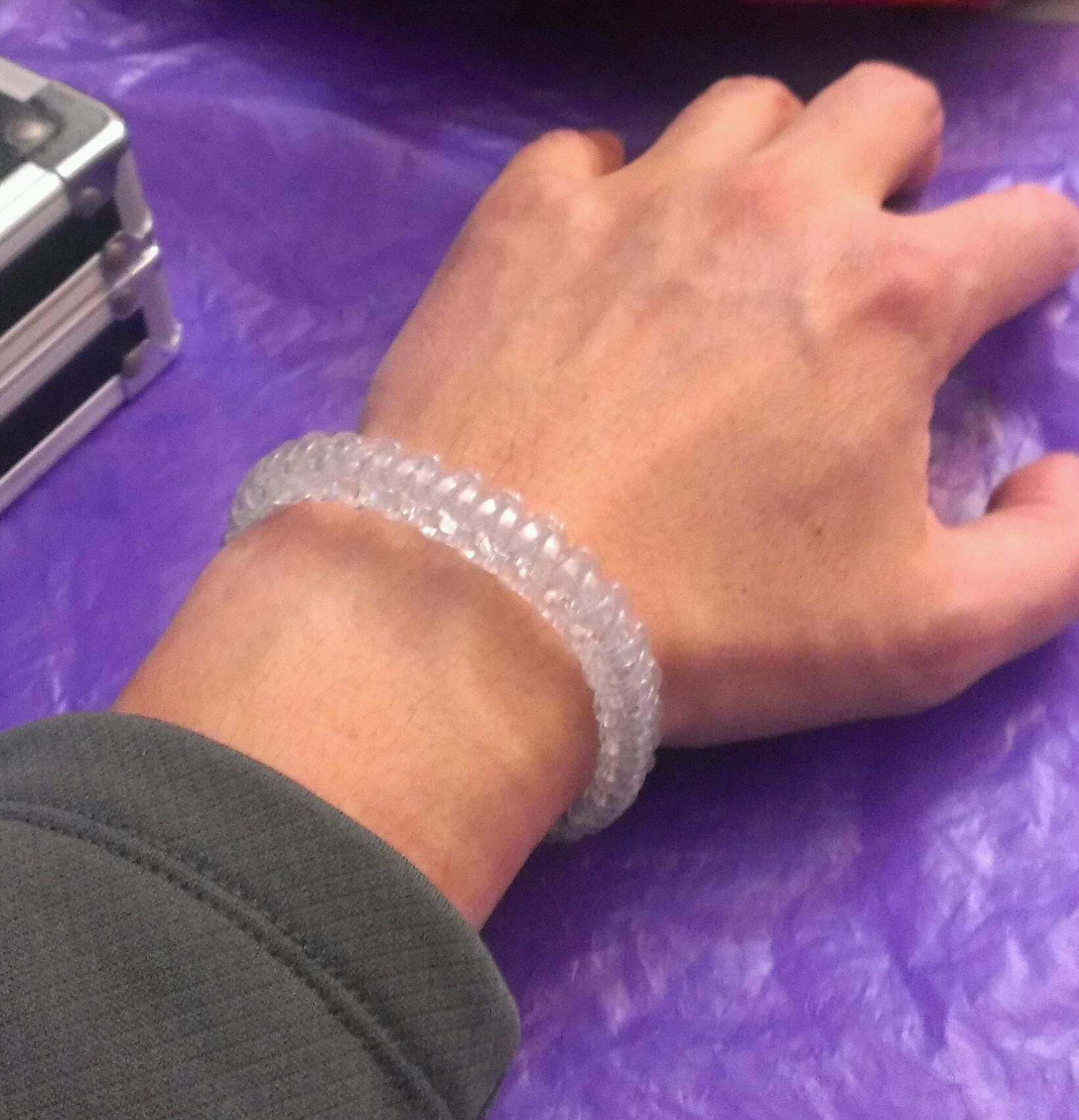 Bracelet With IV Medical Tubing 