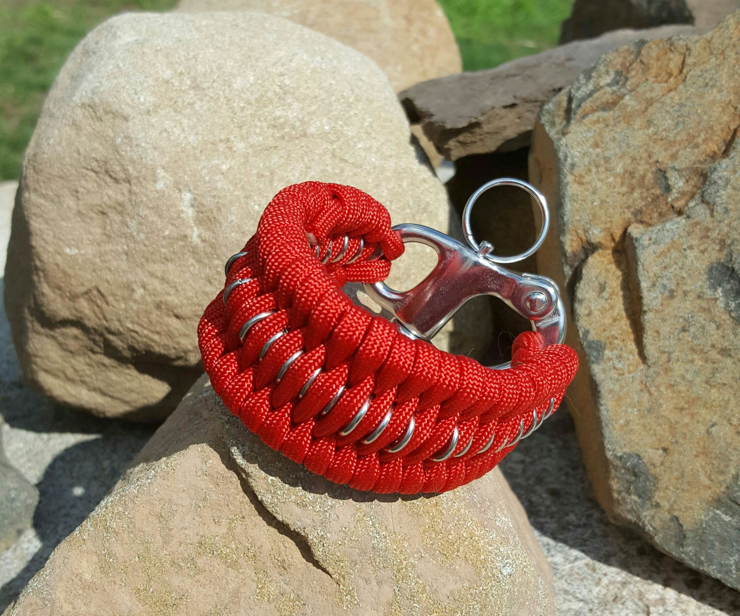 Chain Mail Trilobite Paracord Bracelet