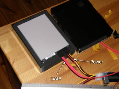 Prepare the Harddrives