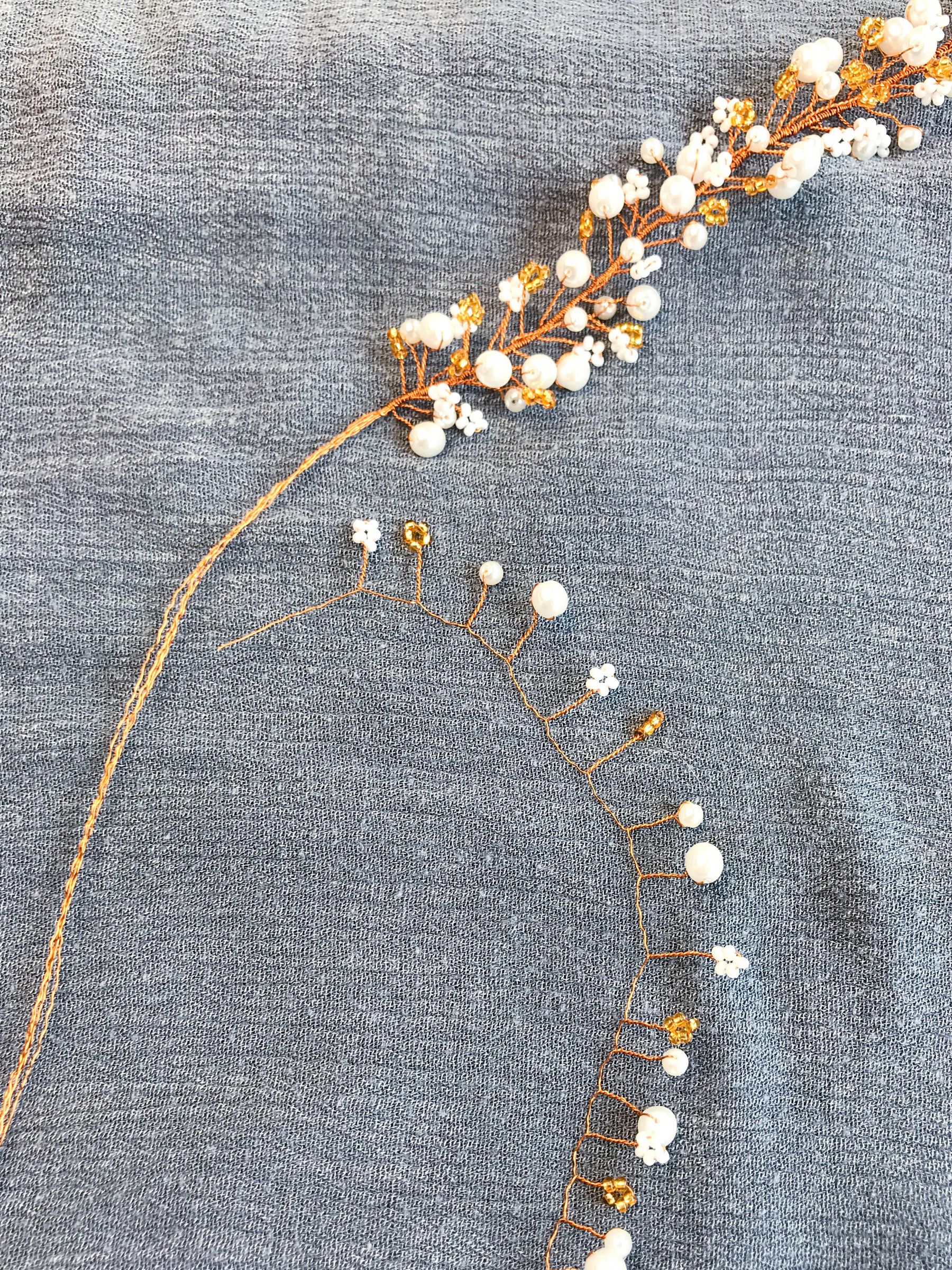 Hand Beaded Hair Vine 6 Steps (with Pictures) Instructables