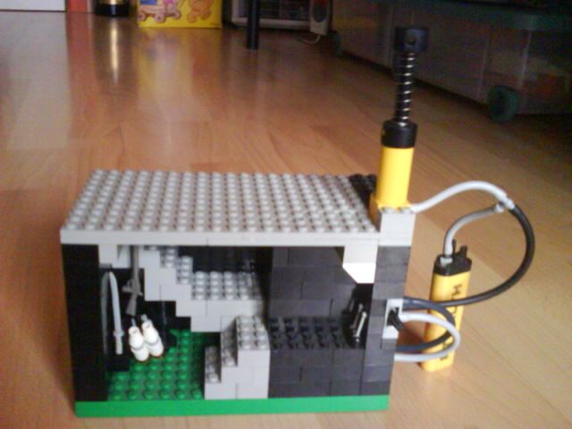 Air Pressure Tank for Lego Out of a Lighter
