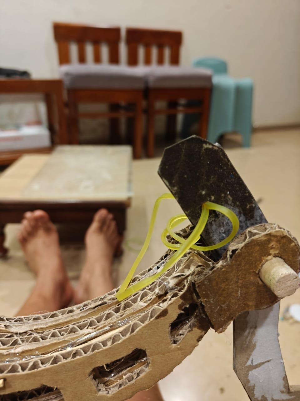 Adding the Catapult System (Elastic Band)
