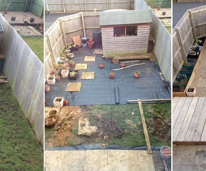 Before and After Small Garden