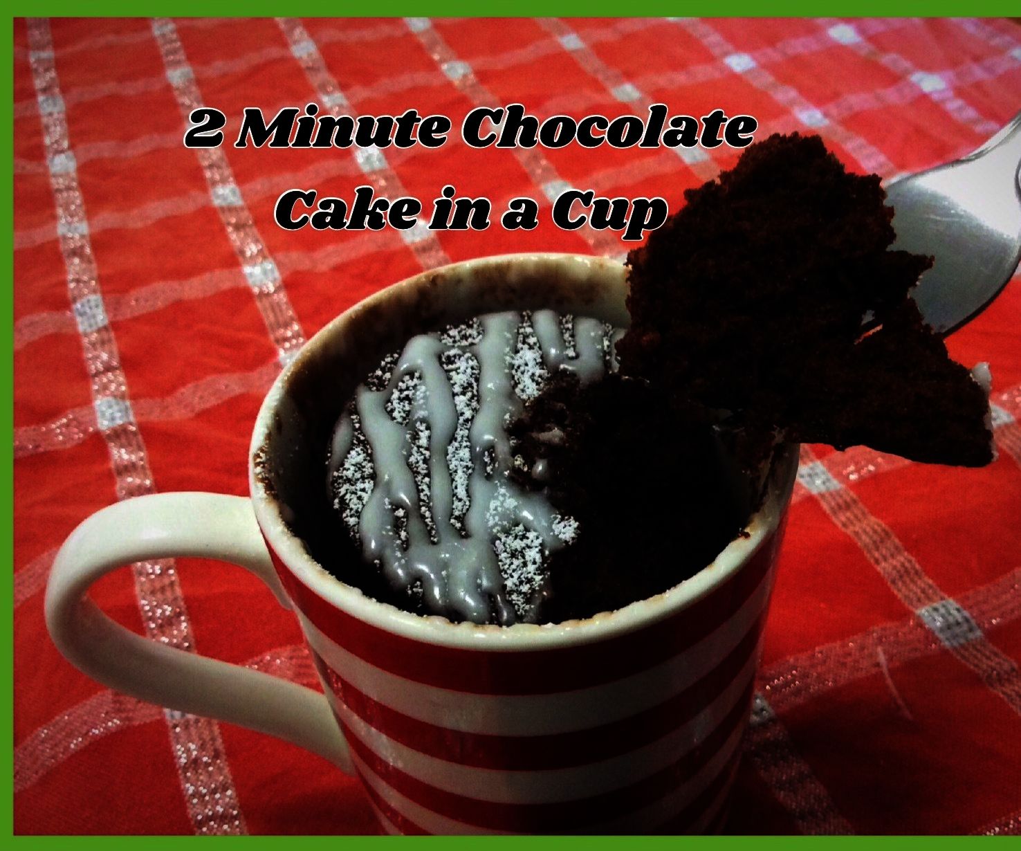2 Minute Chocolate Cake in a Cup 4 Steps Instructables