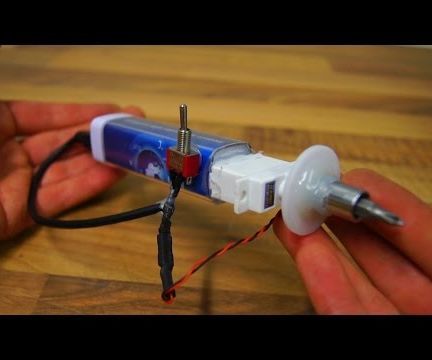 How to Make Servo Driven Screwdriver Tool - DIY