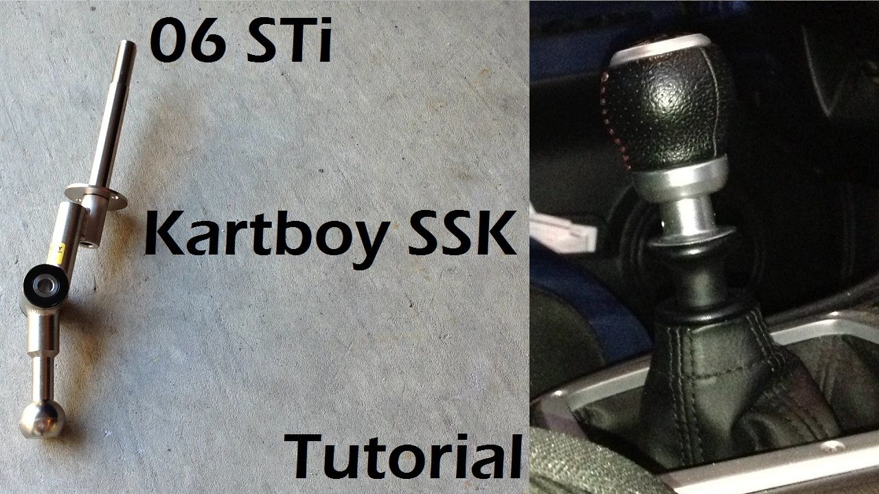Tutorial: How to Install Kartboy Short Shifter on 2006 Subaru WRX STi