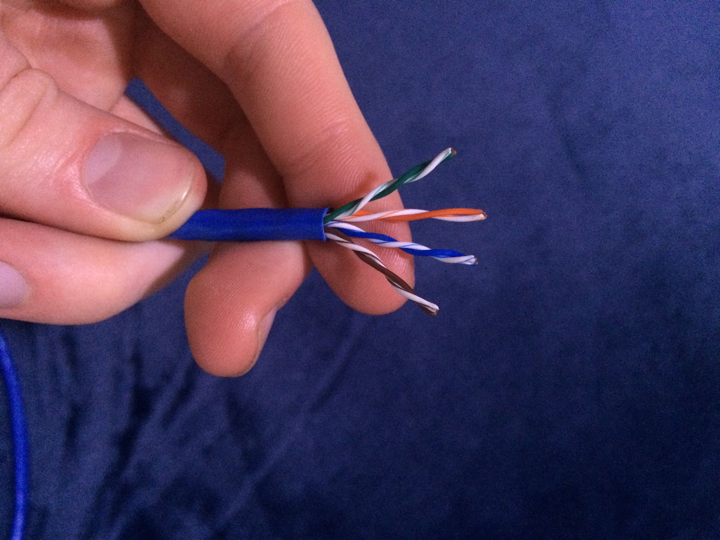 Making a StraightThrough Cable 6 Steps Instructables
