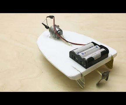 DIY Electric Toy Boat
