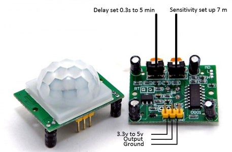 Room Light Controlled Using PIR Sensor and Arduino : 6 Steps ...