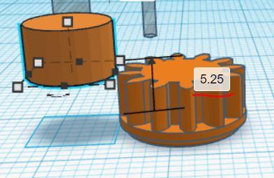Designing Beyblade Gear in Tinkercad
