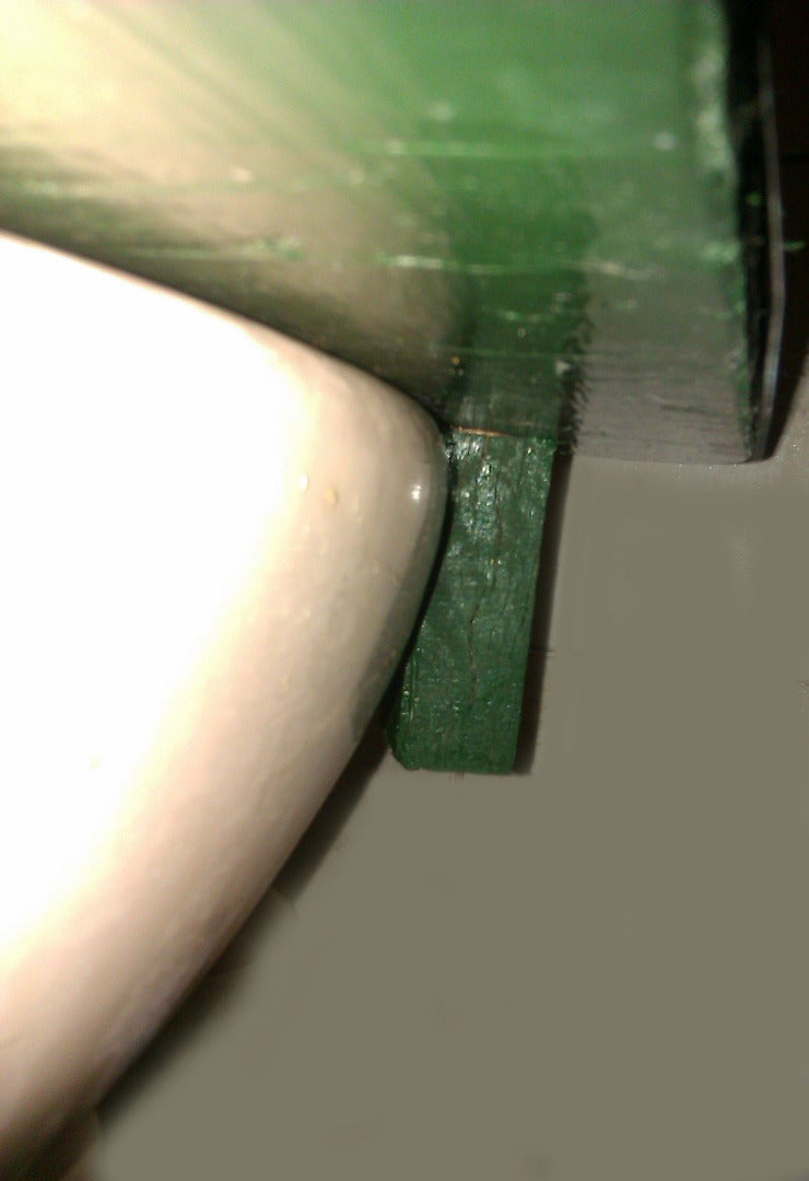 Here It Is Mounted on the Toilet