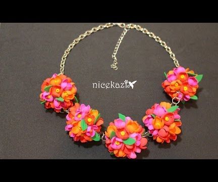 DIY Necklace: Foam Sheet Crafts 