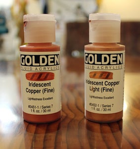 Dry Brush a Coat of Copper Paint