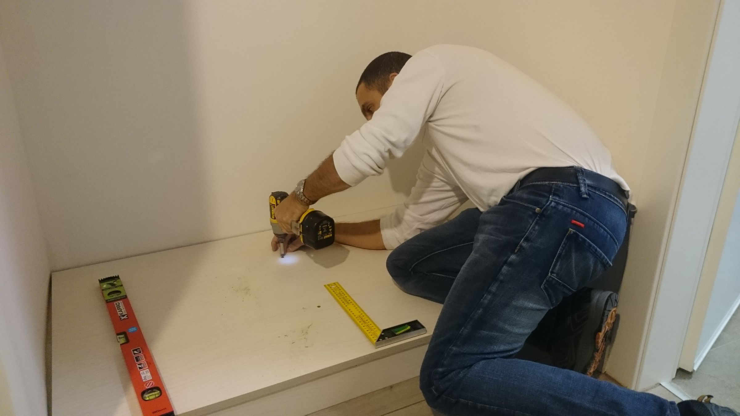 Use Concrete Column for Storage Niche Closets 11 Steps Instructables