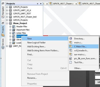 Create MPLAB X IDE Project