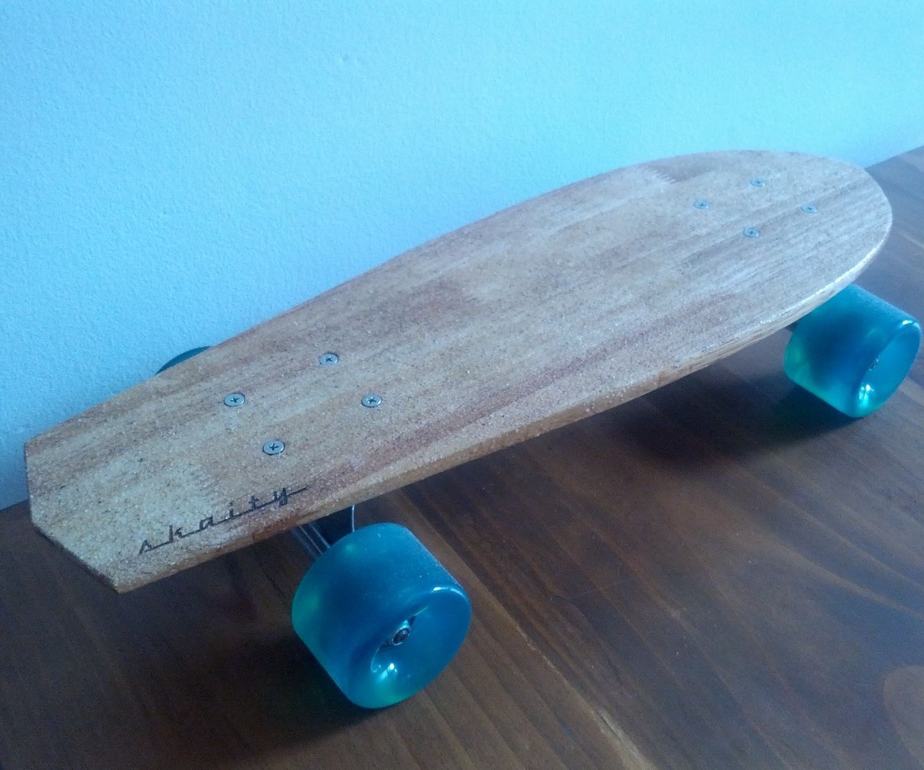 Skateboard Made From Reclaimed Wood