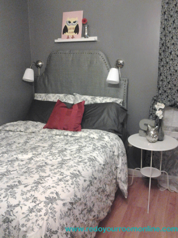 DIY Fabric Headboard How To