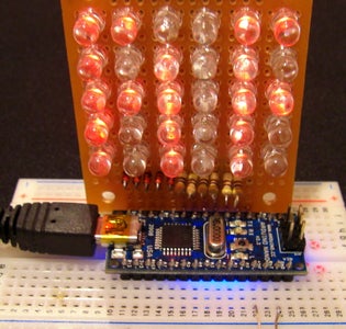 Build a Low Cost, Scrolling LED Display for Your Arduino Microprocessor ...