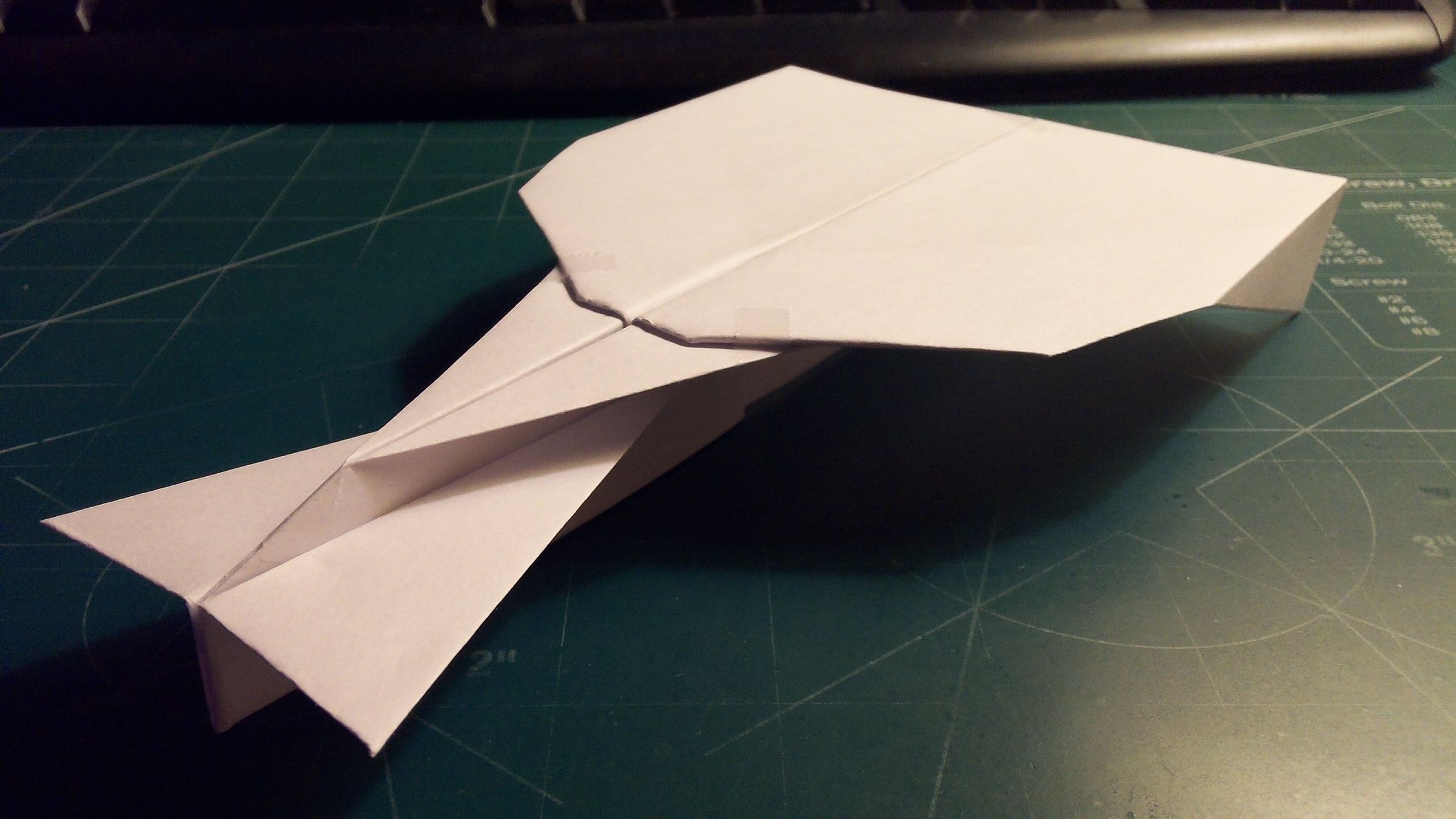 How to Make the UltraVulcan Paper Airplane
