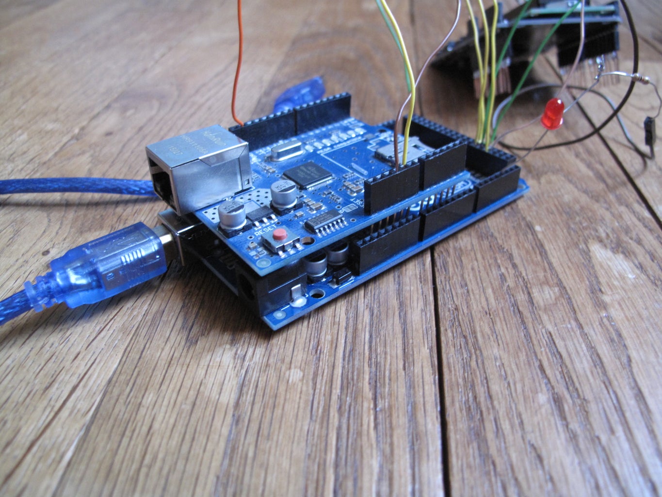 The Mega 2560 Board Schematic With All the Connections