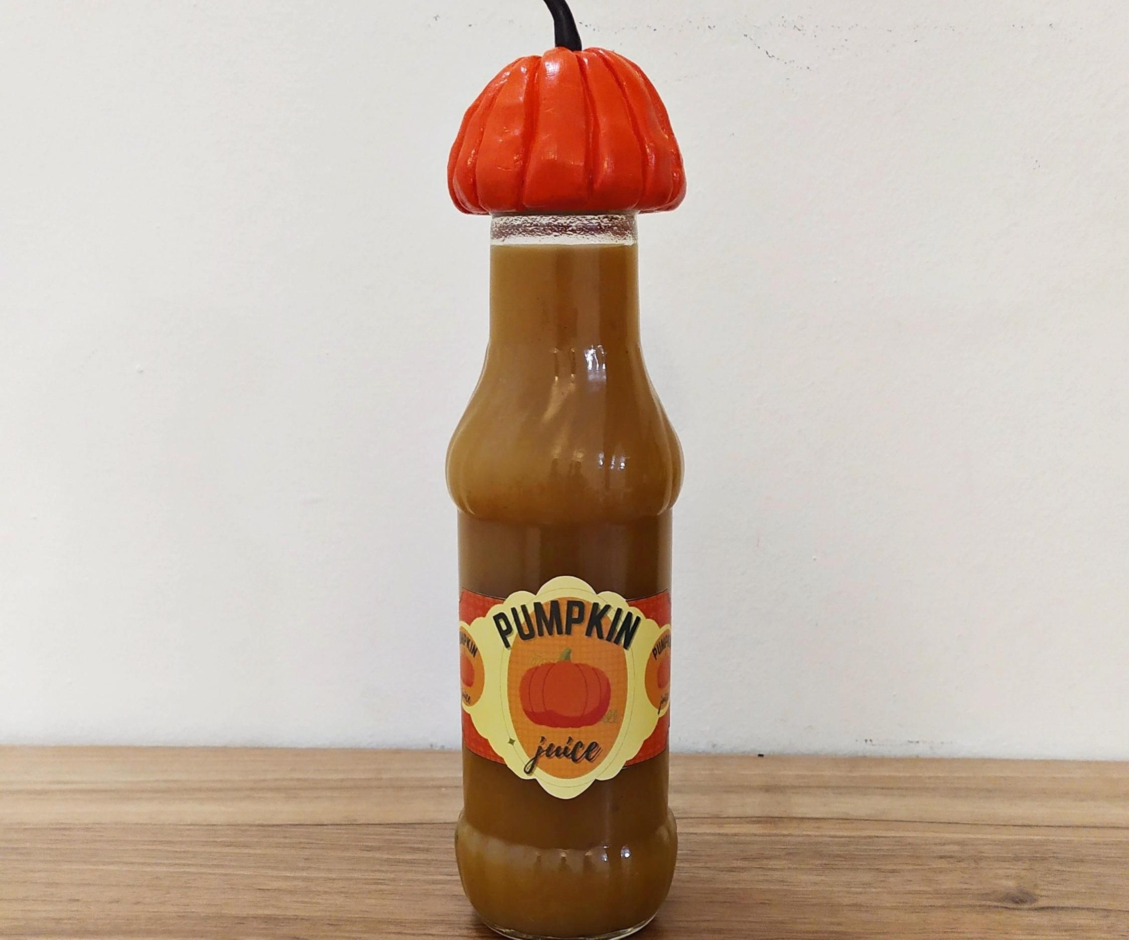 How to Make a Pumpkin Juice Bottle From Harry Potter + Pumpkin Juice Recipe
