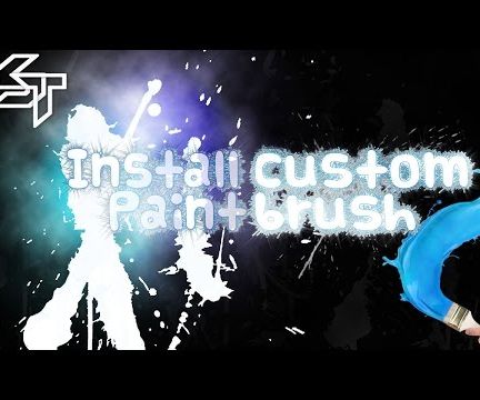 Download & Install Custom Brushes - Photoshop Tutorial