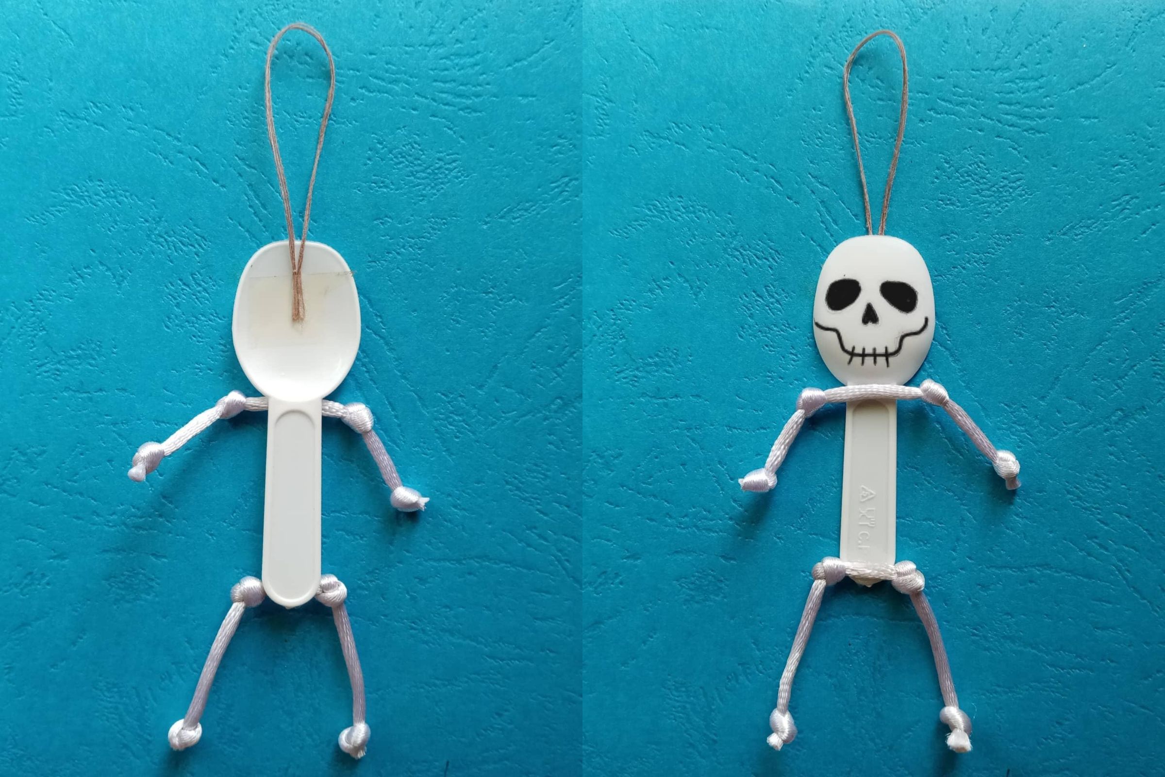 Halloween Monster Ornaments From Yogurt Spoons 5 Steps (with Pictures