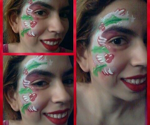 Holly Berry Eye Design