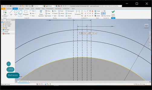 Designing in CAD