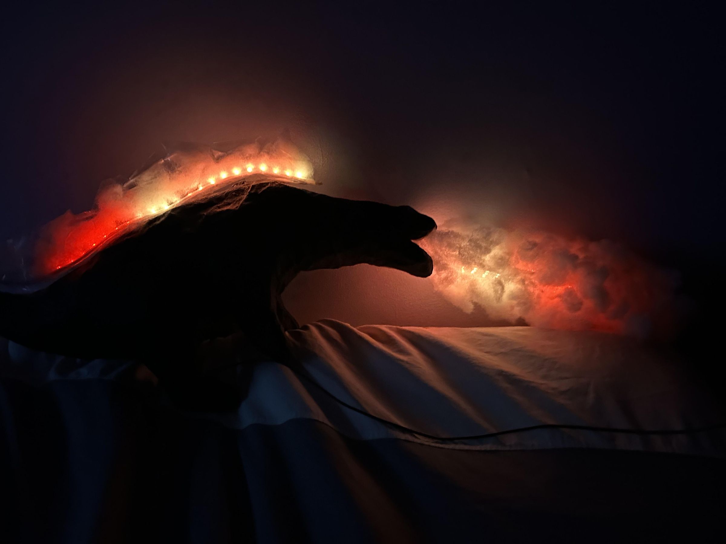 Godzilla Kaiju Monster Neopixel Lamp : 3 Steps - Instructables