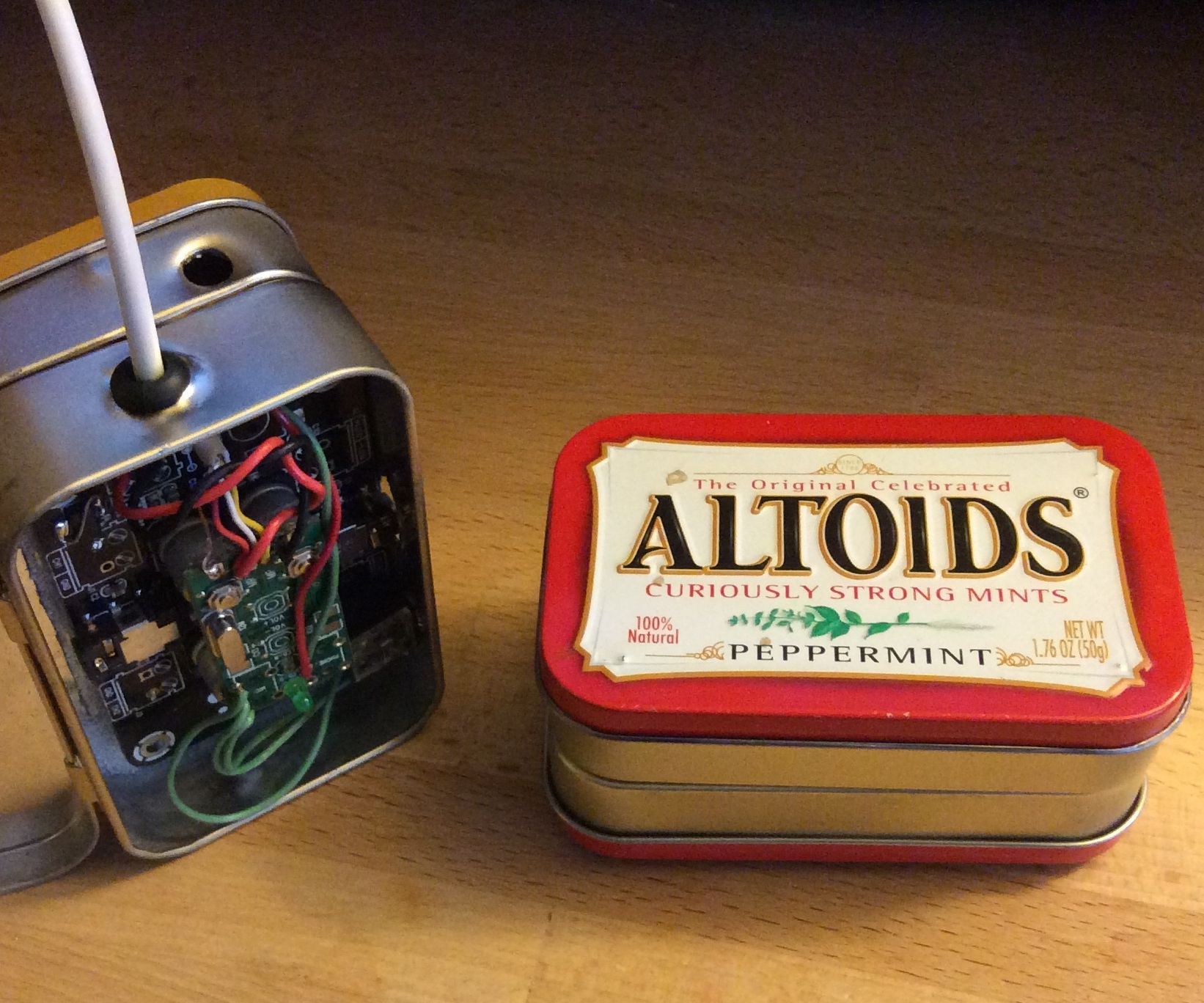 Double-wide Altoids Project Tin