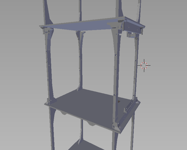 Fully 3D Printable Display Shelf
