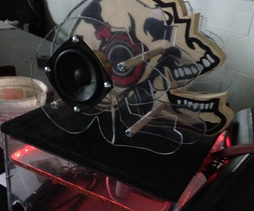The 3D Skull Surround Sound System (3/8" Jack)