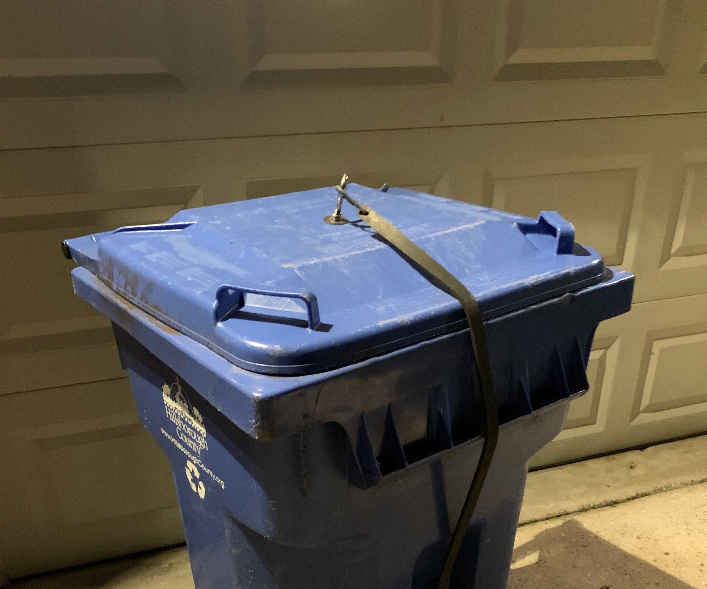 The Trash Protector (Raccoon Resistance!)