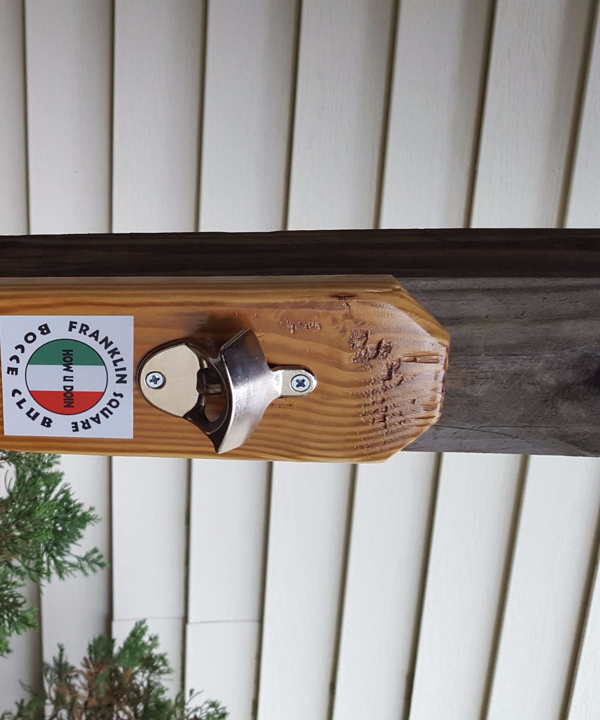 Beer Bottle Opener W Magnetic Cap Catcher