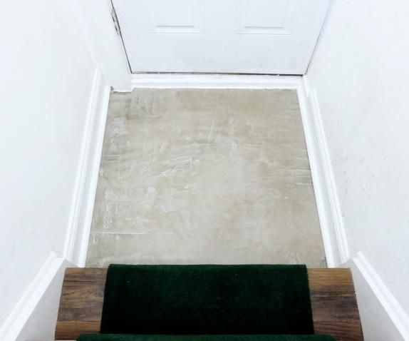 Skim Coat Concrete Floor Cover Up