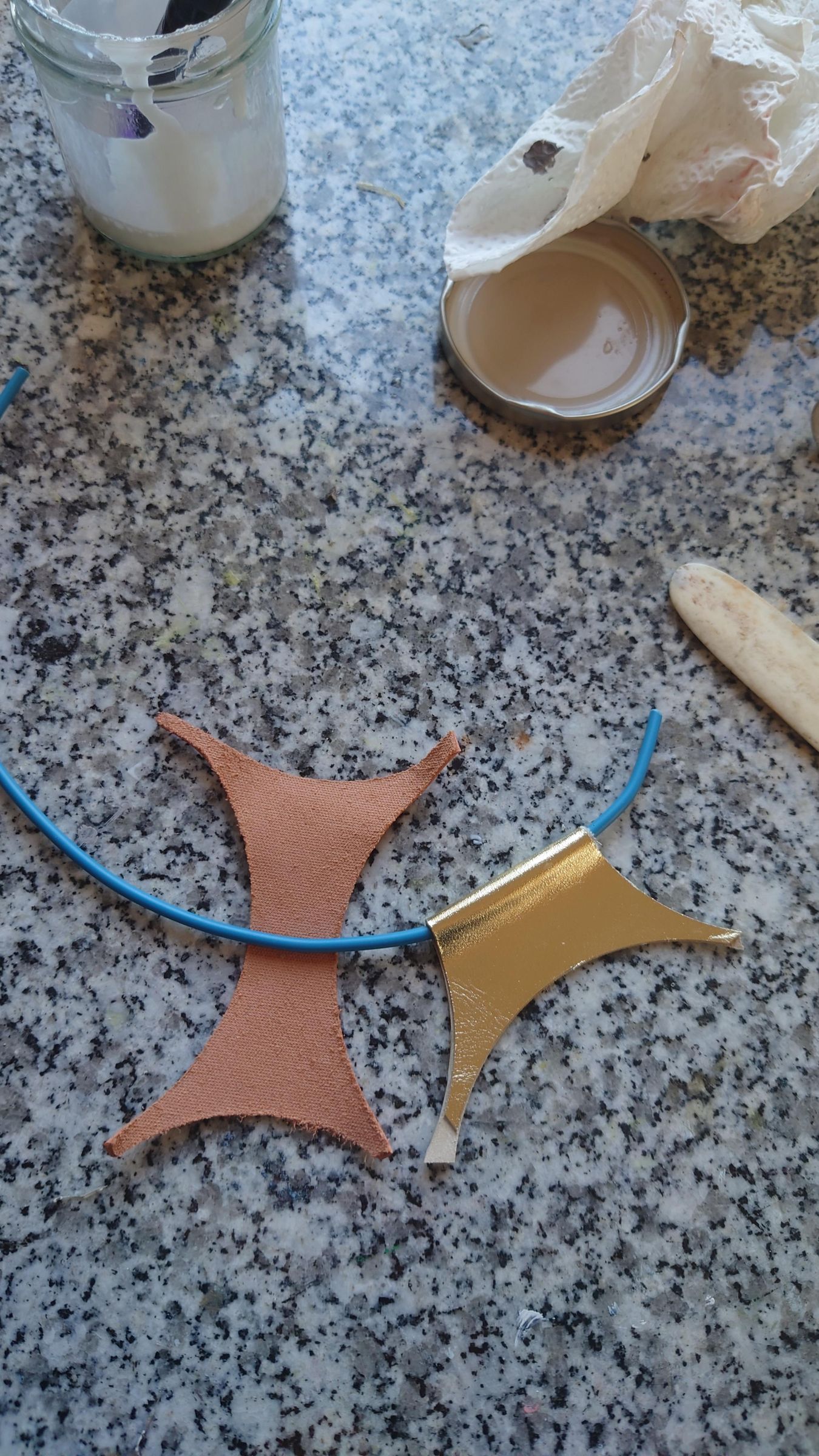 Quick Leather Necklace Out of Small Scraps : 10 Steps - Instructables