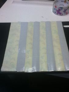 Making Sheet of Duck Tape Continued