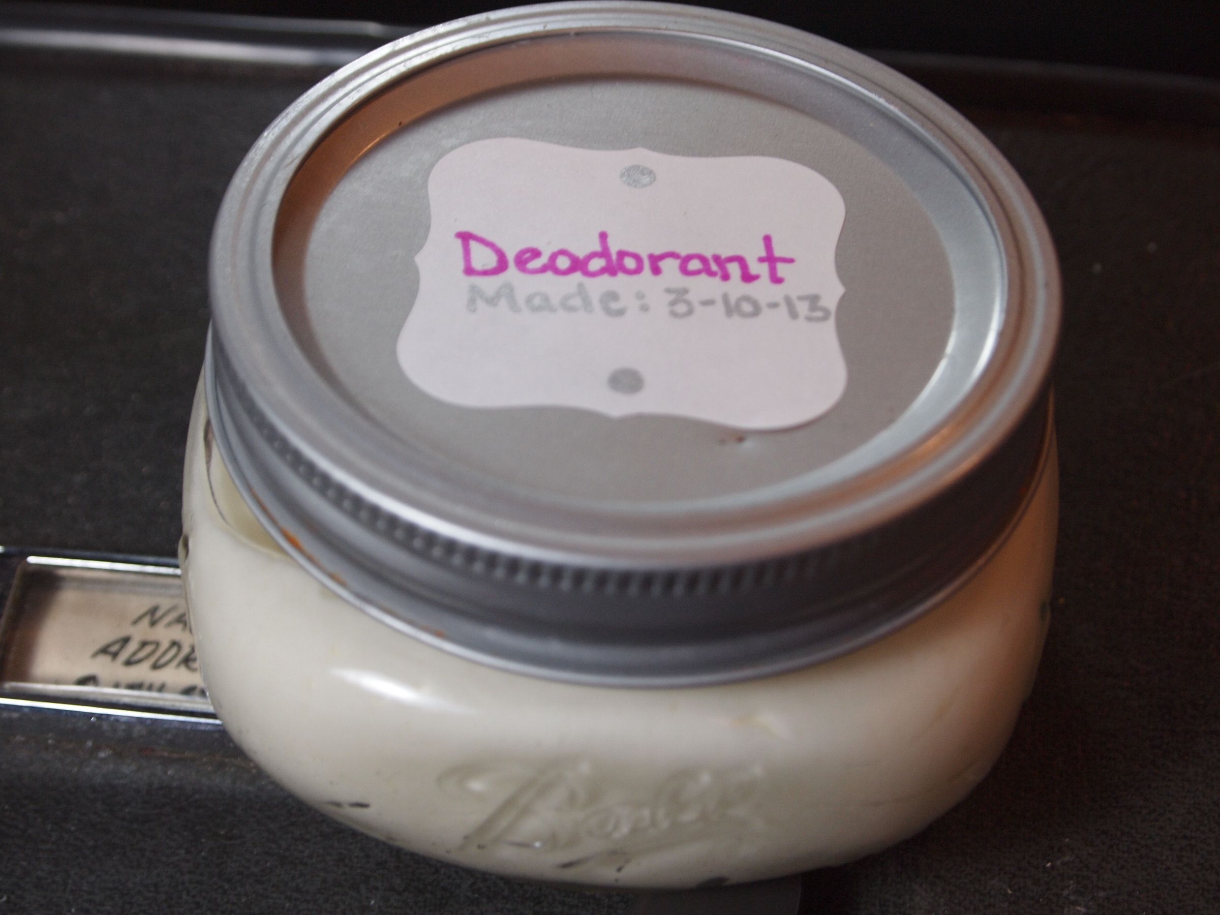 How to Make Non-Toxic Deodorant - Probiotic