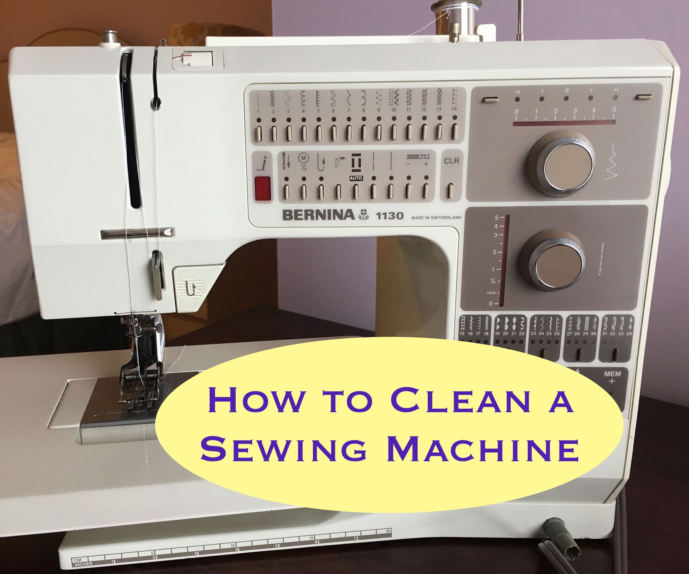 Basic Sewing Machine Cleaning