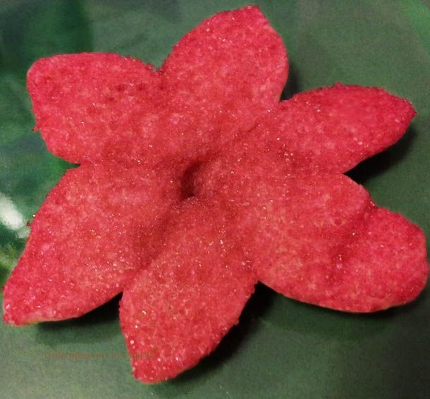 Easy Poinsettia Flower Cookies