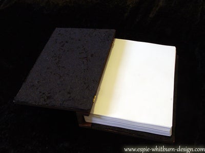 Engraved Book, Book of Shadows, Grimoire, Journal, Notebook, Visual Diary