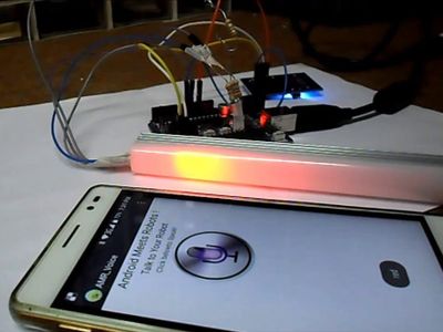 Voice Control  RGB Led Using Bluetooth & Arduino