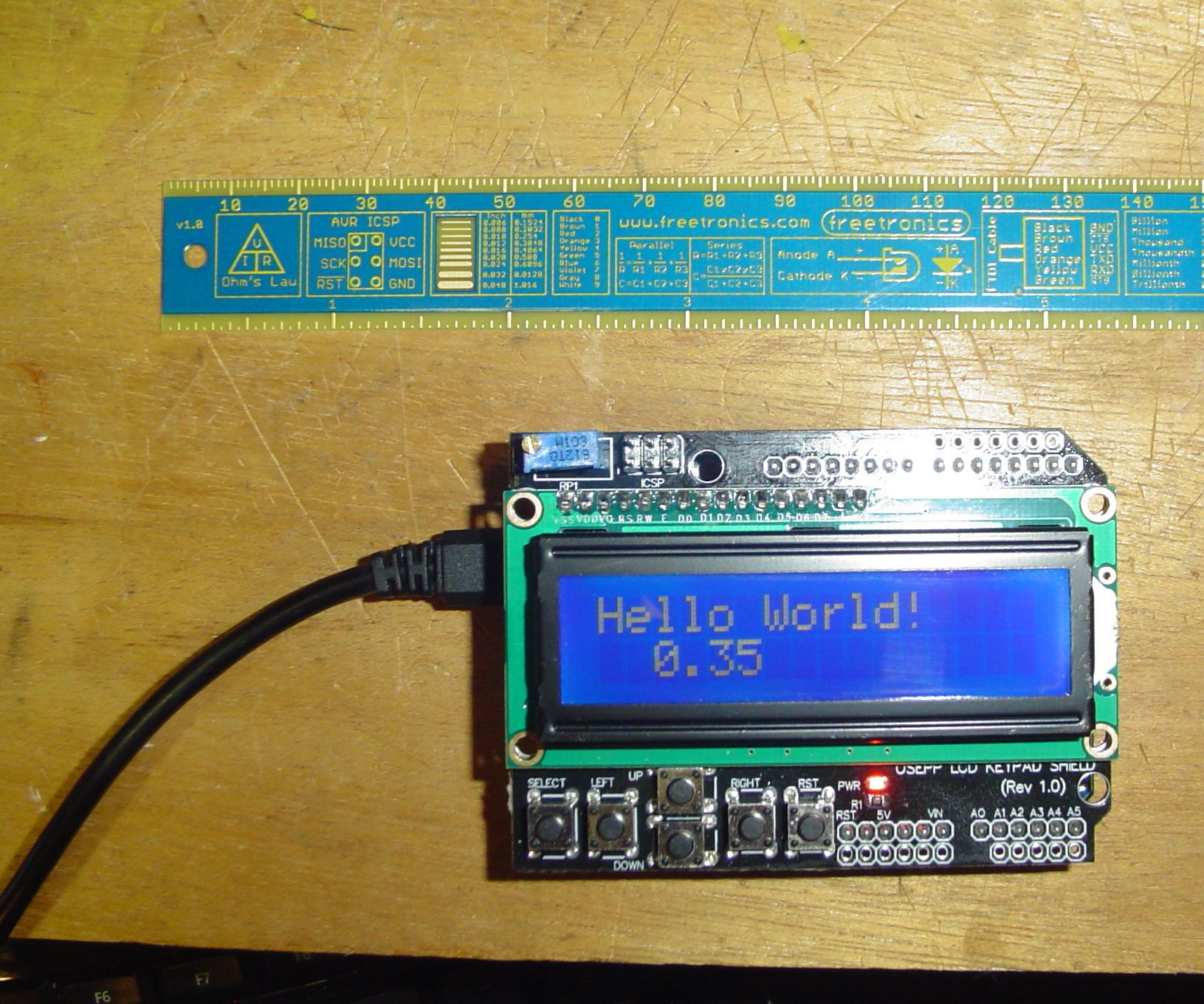 LCD Shield in Visuino - Tutorial/Experiment