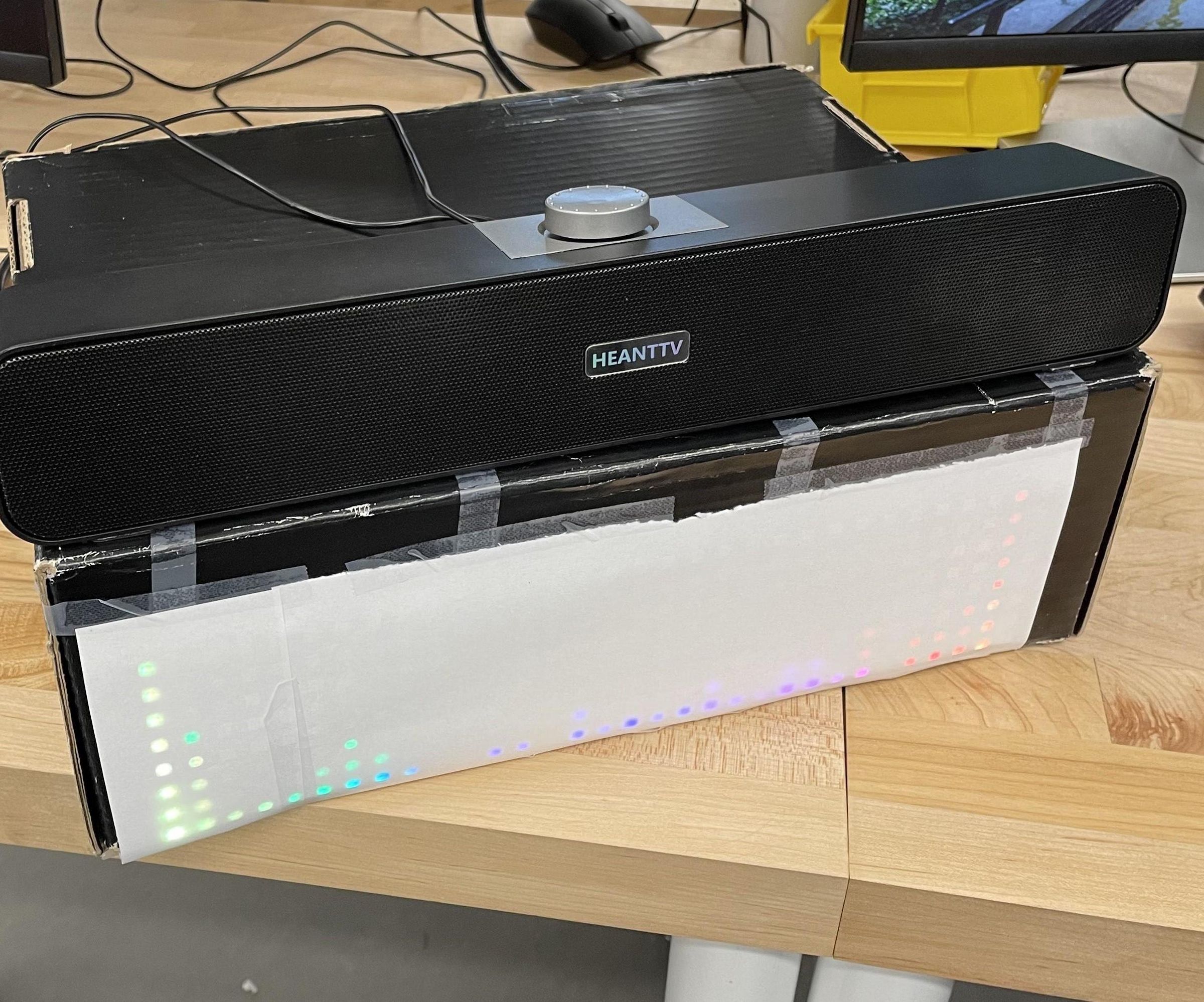 Bluetooth Speaker With Audio Visualizer